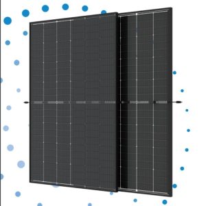 Trina Vertex S+ 445W Dual Glass Black Framed N-Type Bifacial with Clear Backsheet
